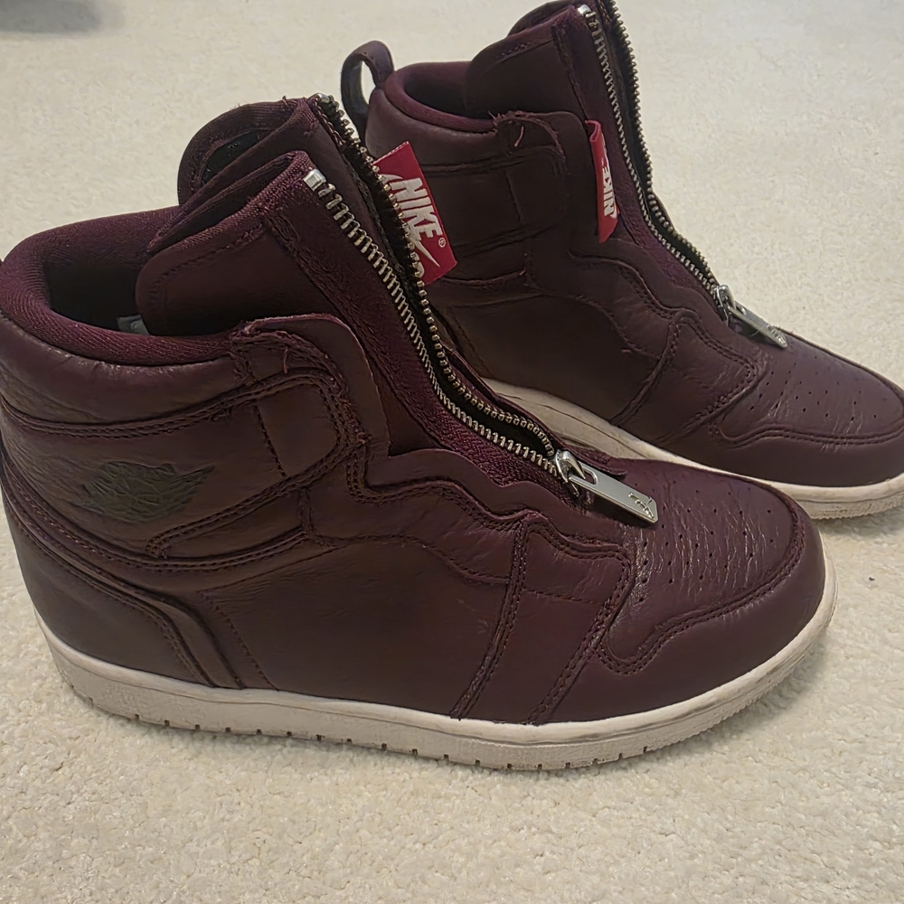 Nike Burgundy High-Top Sneakers